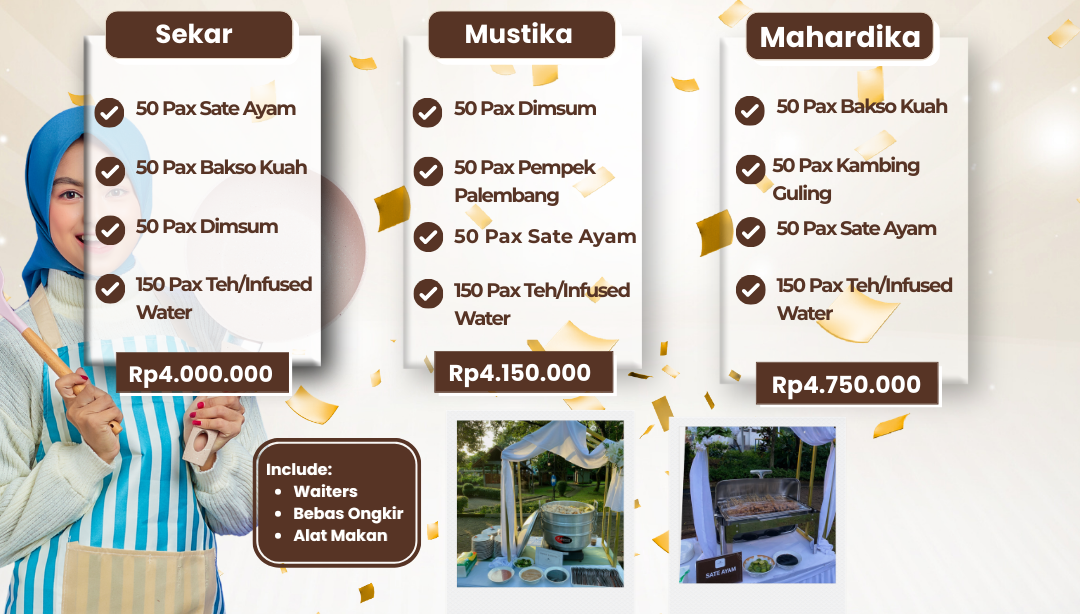 Menu Paket setia rasa catering sebagai penyedia jasa catering jaakrta selatan