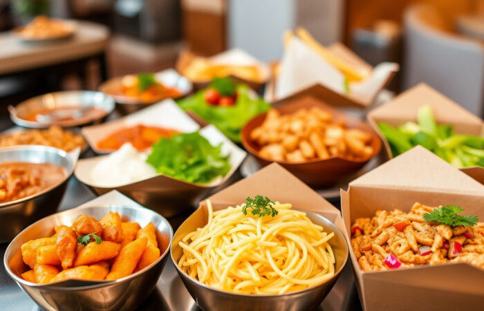 alt: perbedaan catering prasmanan standing party nasi box pernikahan dalam satu visual