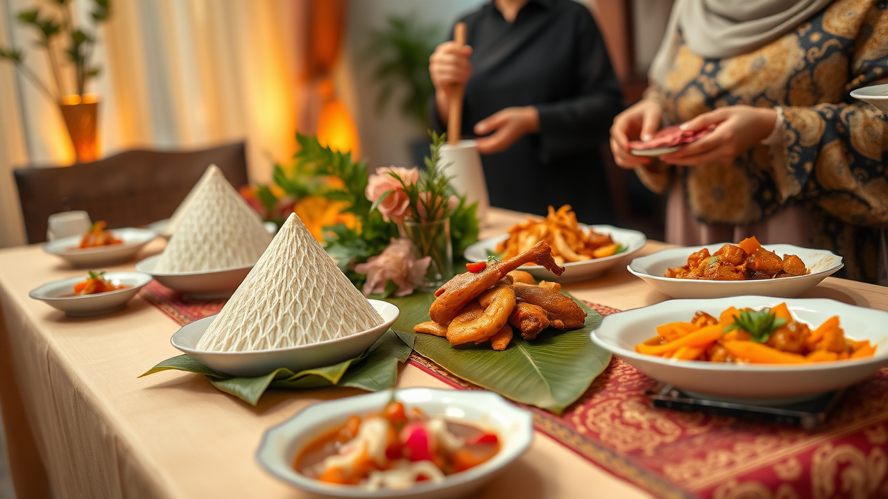 tradisi makanan pernikahan adat Jawa rewang masak bersama